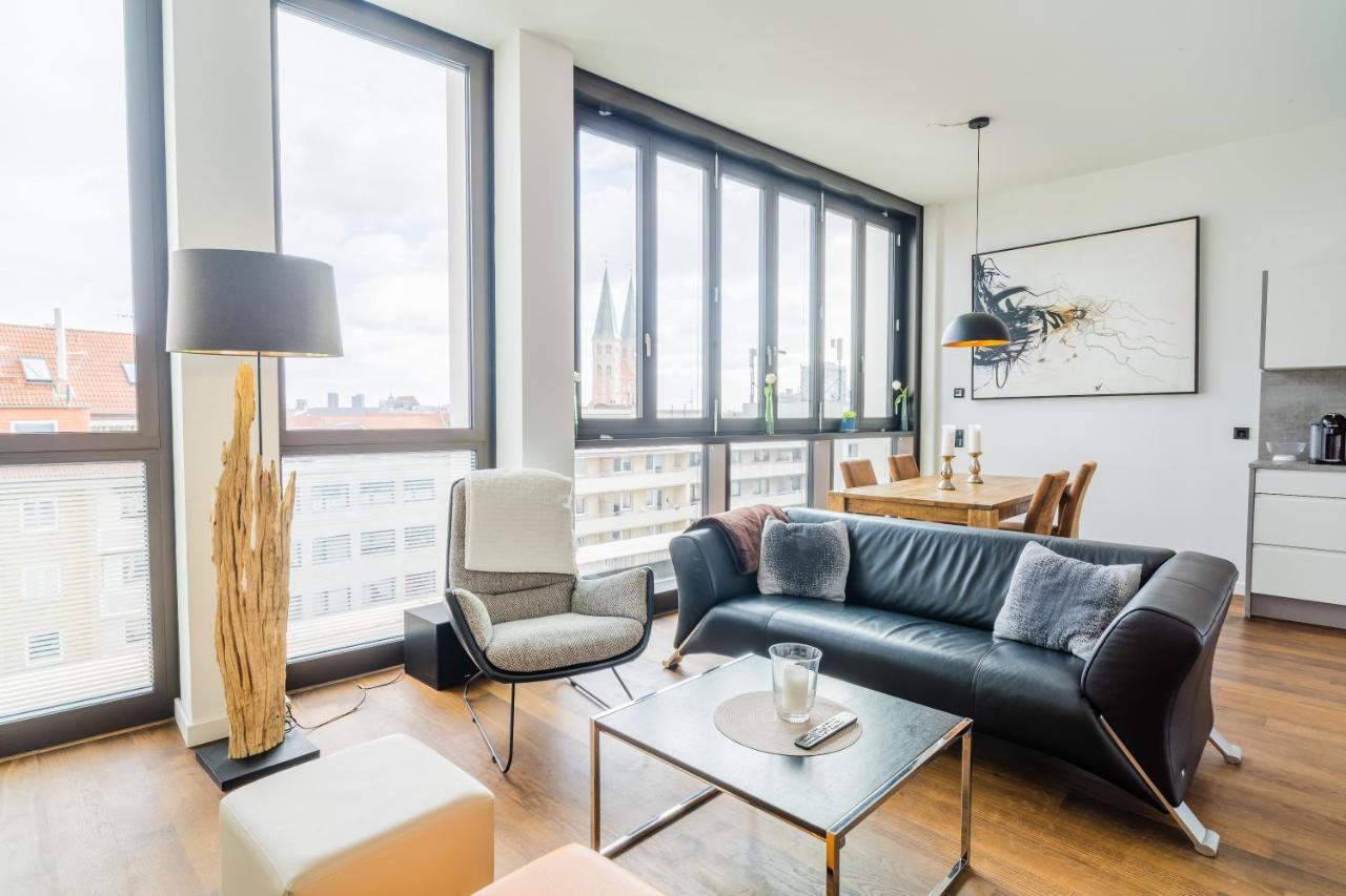 Panorama Bliss - Luxus Apartment In Braunschweig'S Altstadt מראה חיצוני תמונה